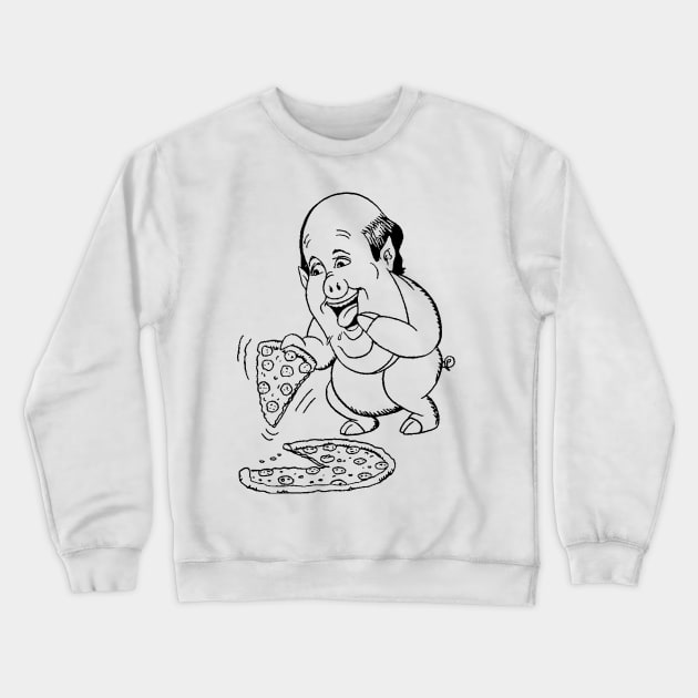 Kevin malone caricature Crewneck Sweatshirt by danonbentley